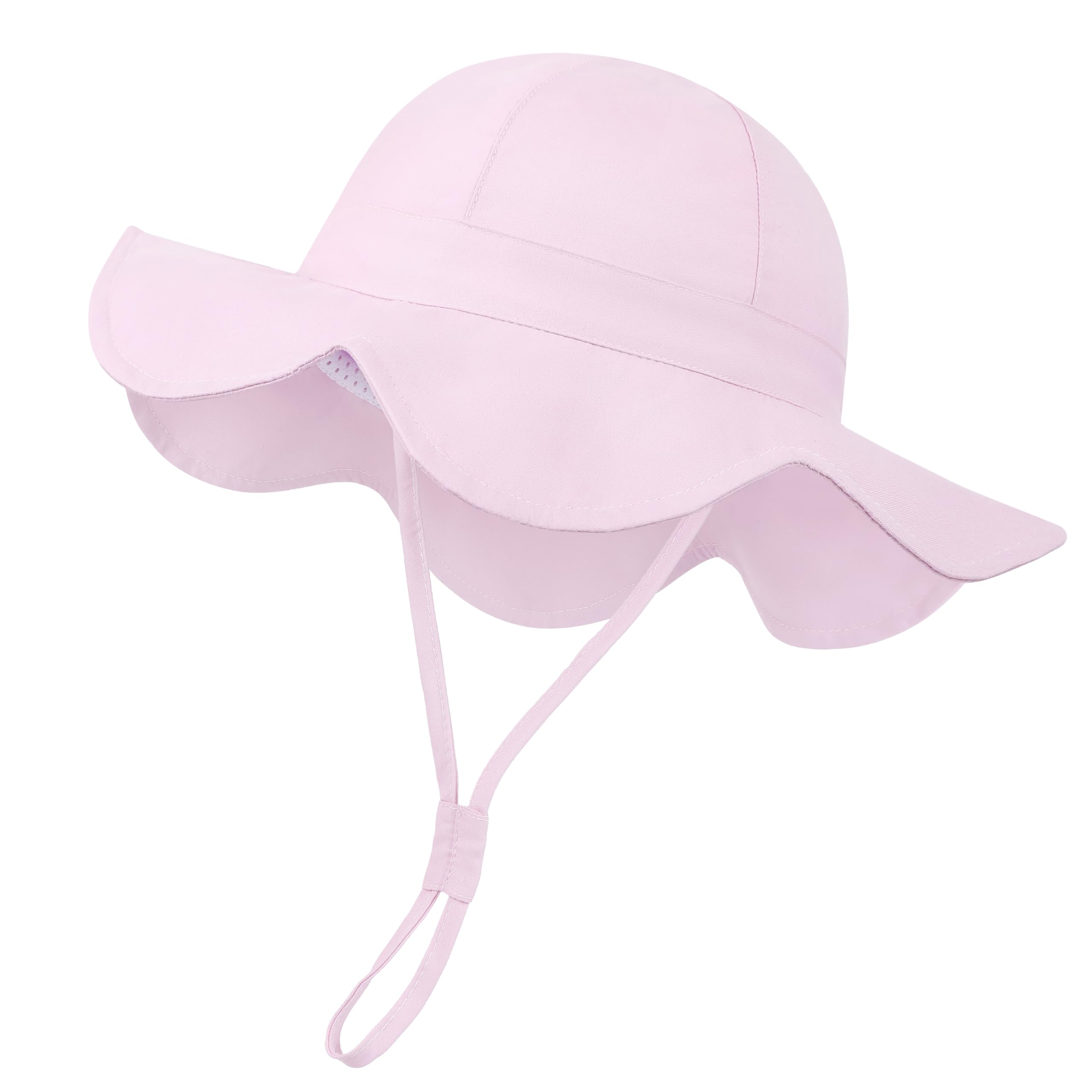 Baby Girl Sun Hat Toddler Summer Bucket Hats UPF 50+ Hat for Infant Girl Beach Hat with Wide Brim 0-6T