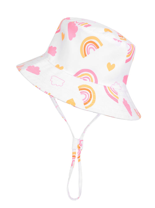 Baby Girl Sun Hat Toddler Summer Bucket Hats UPF 50+ Hat for Infant Girl Beach Hat with Wide Brim 0-6T