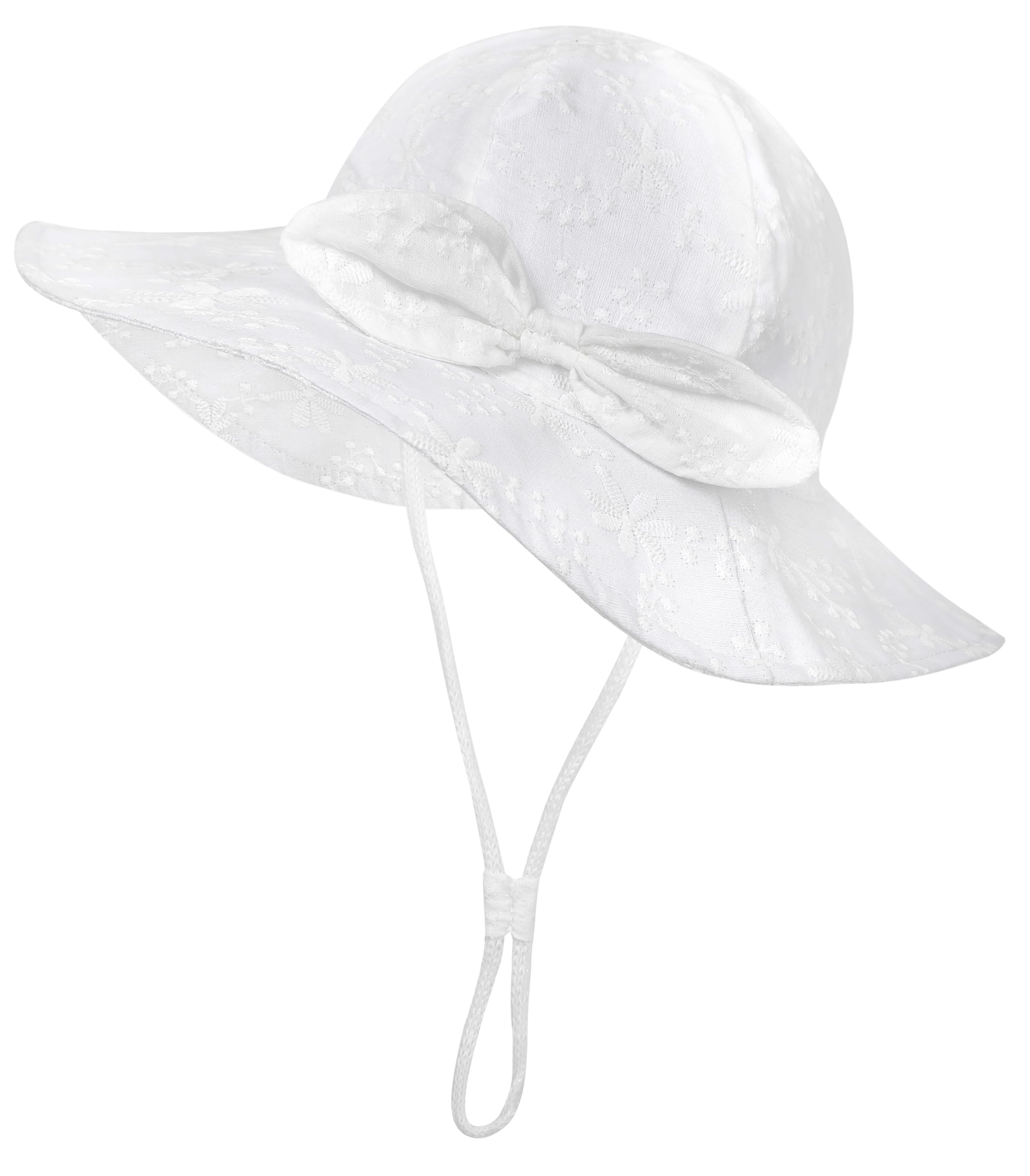 Baby Girl Sun Hat Toddler Summer Bucket Hats UPF 50+ Hat for Infant Girl Beach Hat with Wide Brim 0-6T