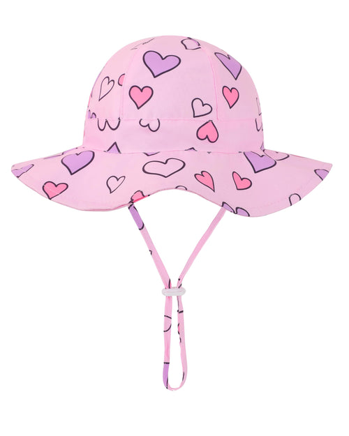 Baby Girl Sun Hat Toddler Summer Bucket Hats UPF 50+ Hat for Infant Girl Beach Hat with Wide Brim 0-6T