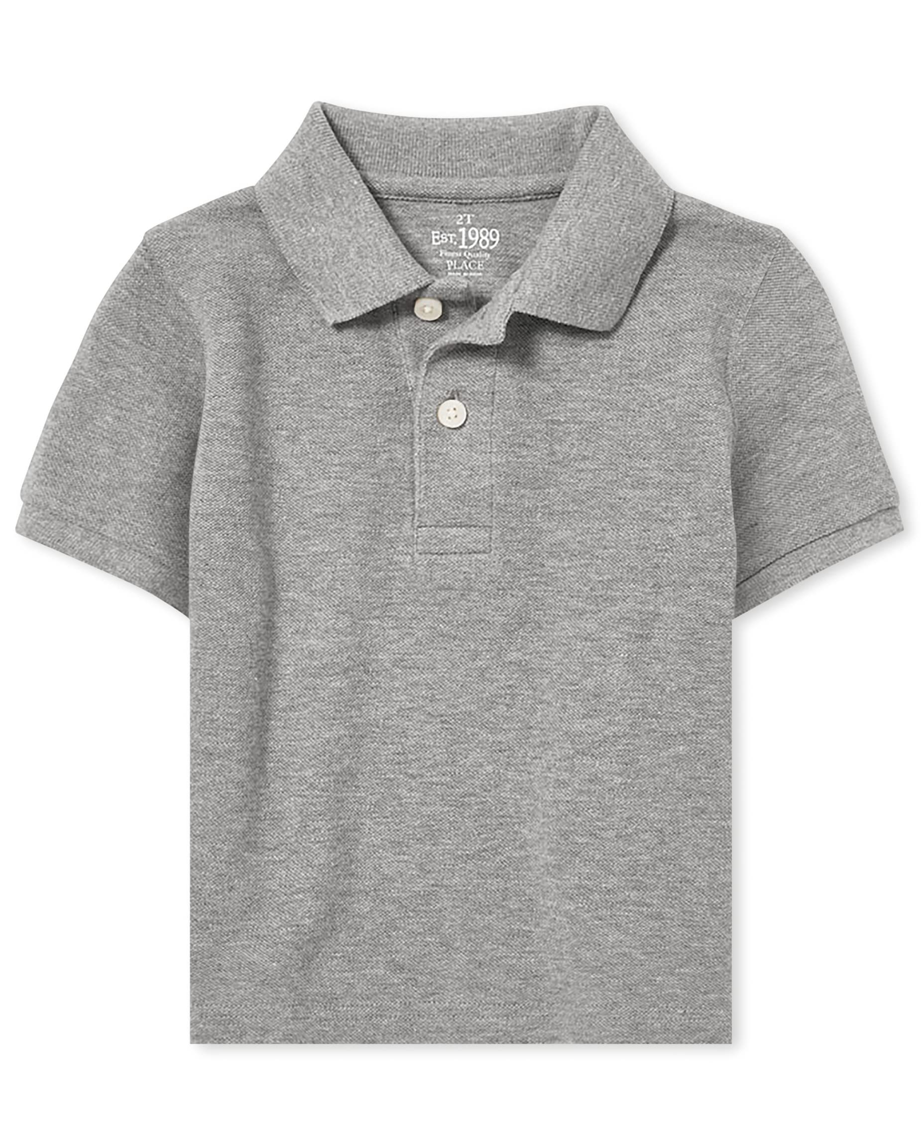 The Children's Place Boys' Uniform Performance Polo