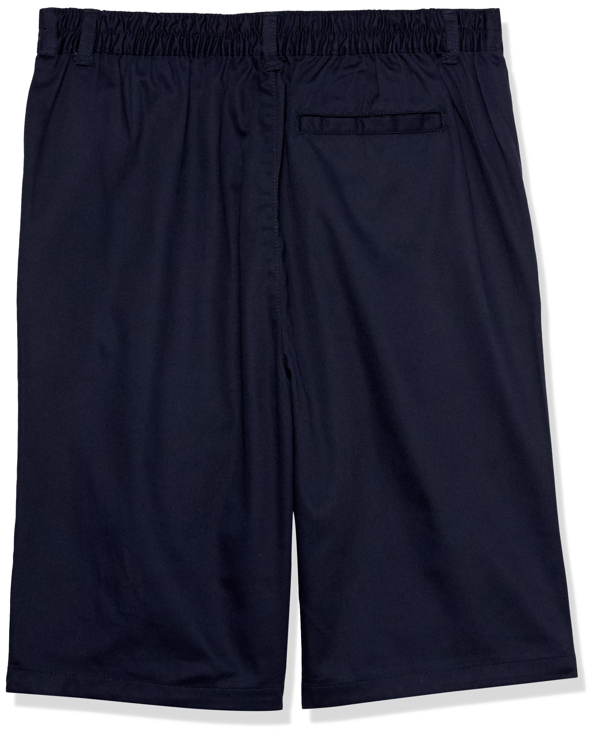 French Toast Boys' Husky Pull-on Twill Shorts School Uniform for Kids