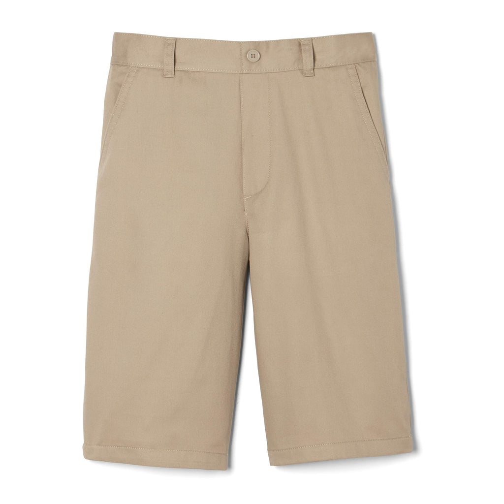 French Toast Boys' Husky Pull-on Twill Shorts School Uniform for Kids