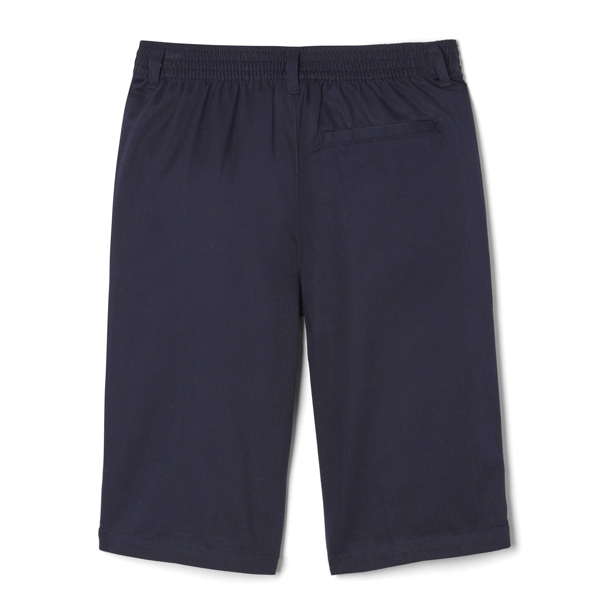 French Toast Boys' Husky Pull-on Twill Shorts School Uniform for Kids