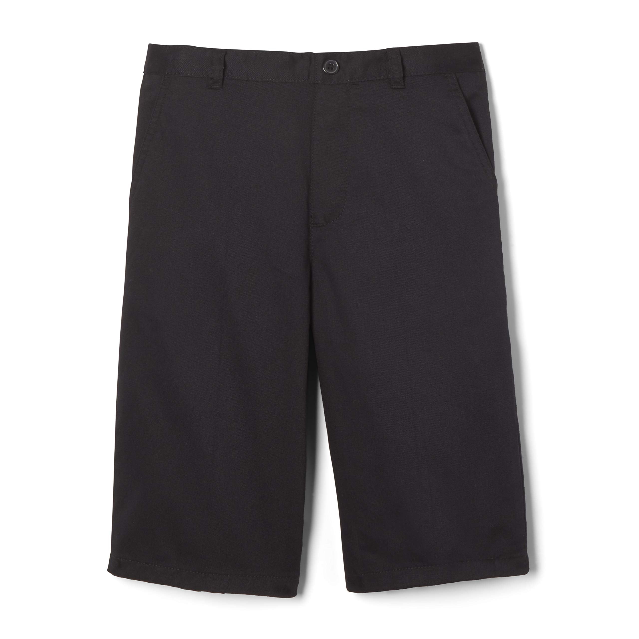 French Toast Boys' Husky Pull-on Twill Shorts School Uniform for Kids